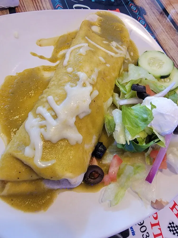 Burrito Vernie w Green Sauce