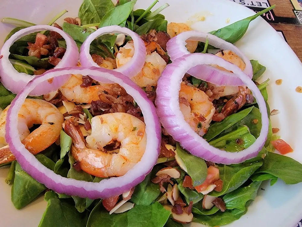 Shrimp Spinach Salad